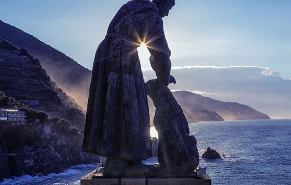 Statua di San Francesco a Monterosso